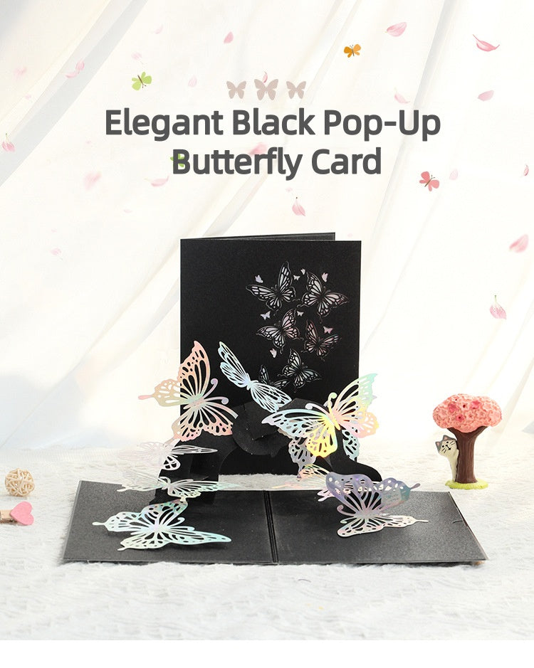 Magical 3D Butterfly Card - A Stunning Pop-Up Greeting for Any Occasion