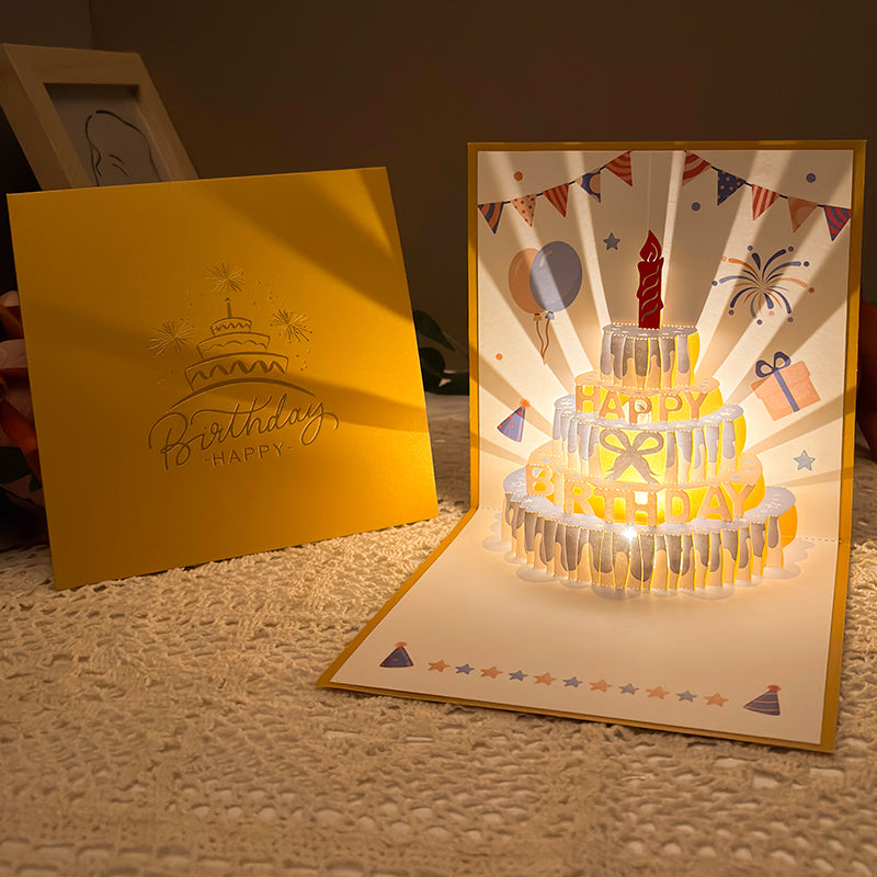 Record Your Voice - 3D Pop-Up Birthday Card