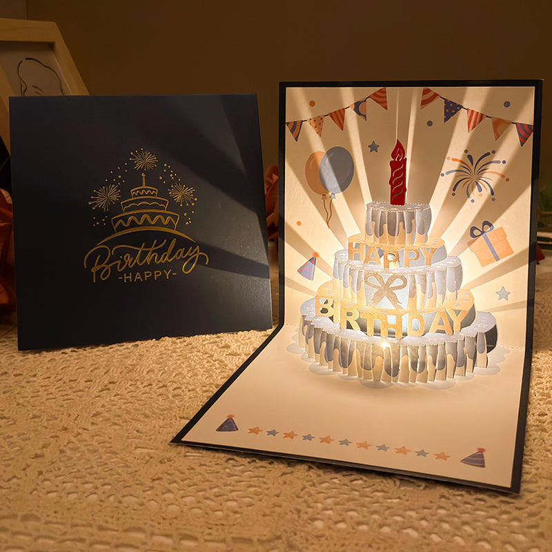 Record Your Voice - 3D Pop-Up Birthday Card