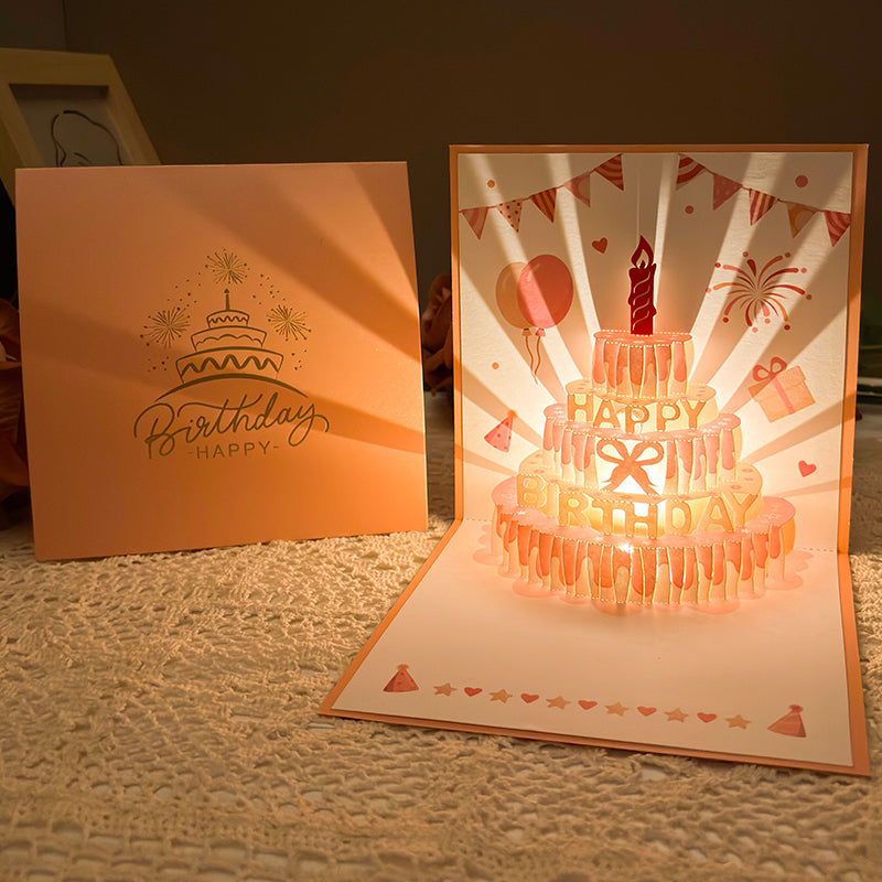 Record Your Voice - 3D Pop-Up Birthday Card