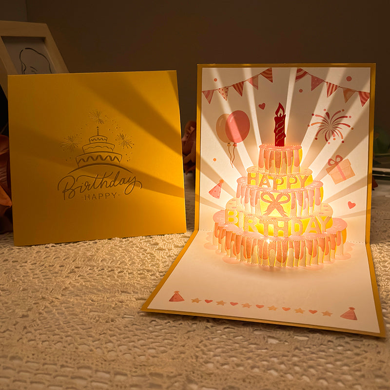 Record Your Voice - 3D Pop-Up Birthday Card