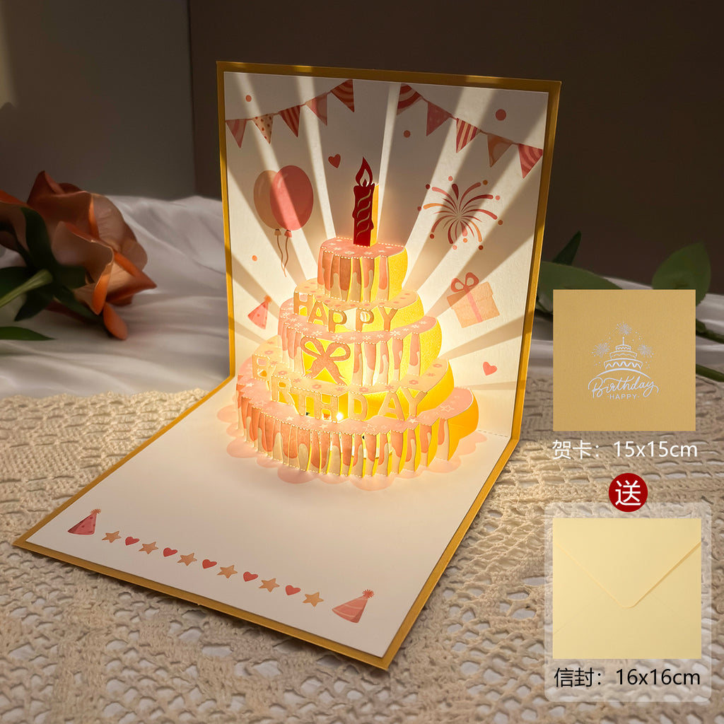 Record Your Voice - 3D Pop-Up Birthday Card