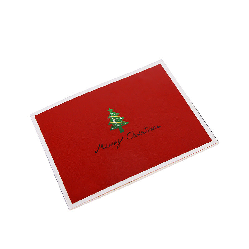 3D Pop-Up Christmas Tree Card - Intricate Laser-Cut Holiday Greeting Card