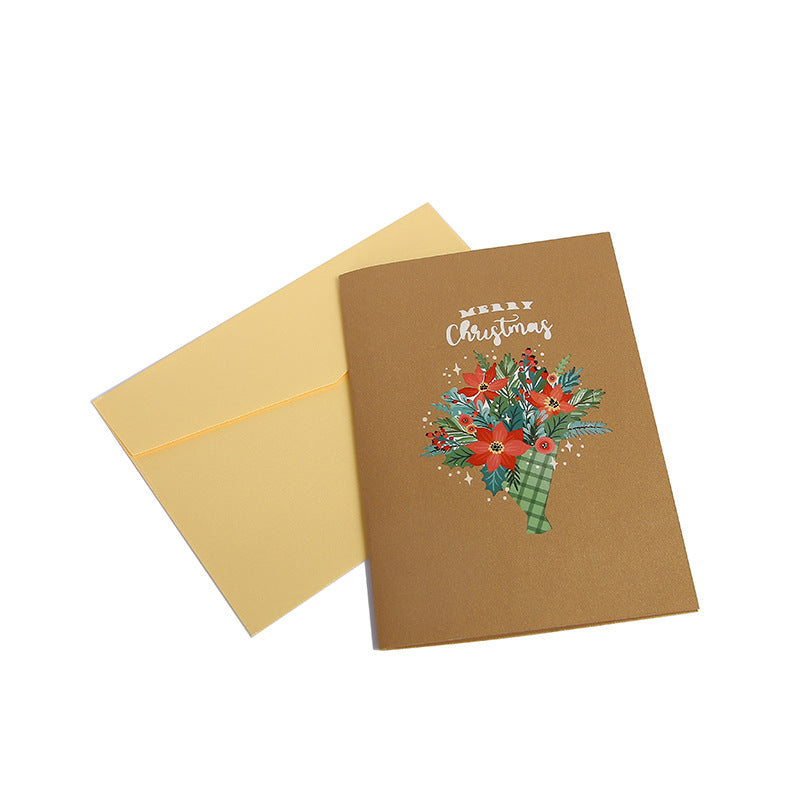 Handmade 3D Floral Basket Card - A Bounty of Blooms for Thanksgiving