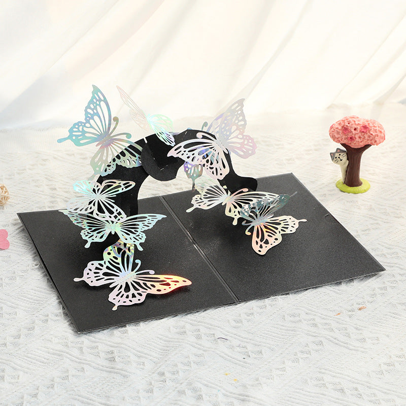 Magical 3D Butterfly Card - A Stunning Pop-Up Greeting for Any Occasion