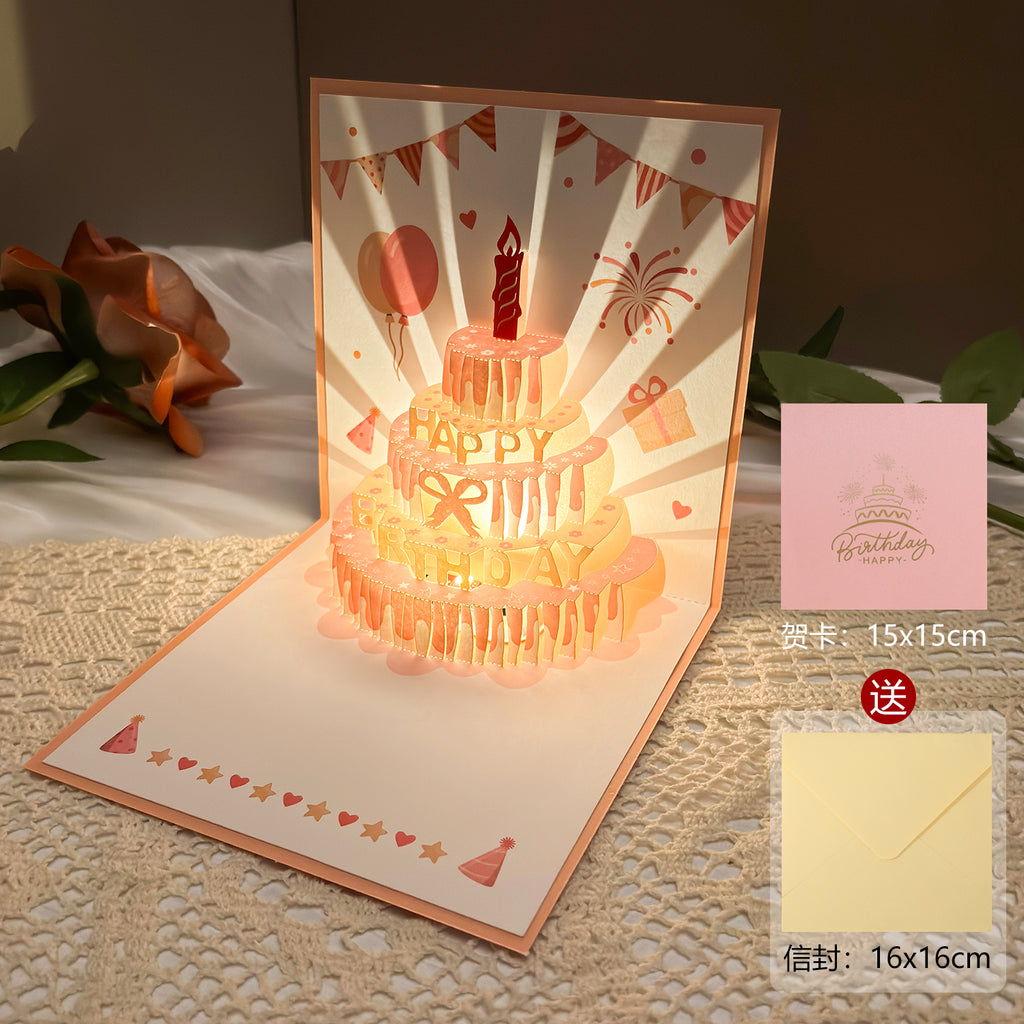 Record Your Voice - 3D Pop-Up Birthday Card