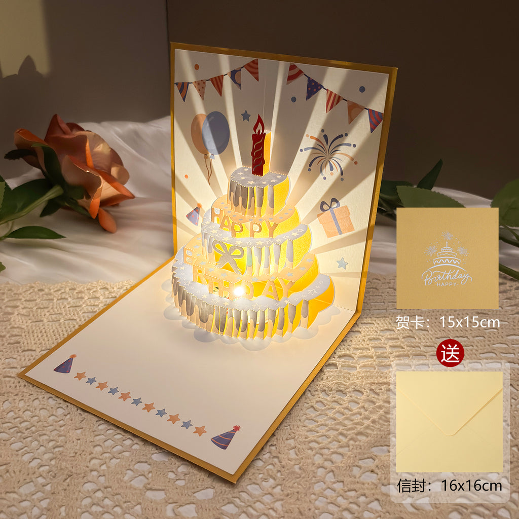Record Your Voice - 3D Pop-Up Birthday Card